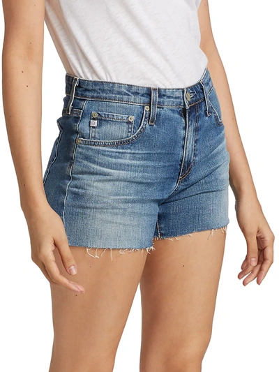 Shop Ag Women's Hailey Cut-off Denim Shorts In 18 Years Discovery