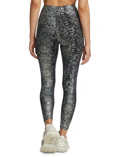 Shop Heroine Sport Marvel Snakeskin Print Leggings In Python