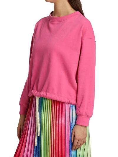 Shop Le Superbe The Champ Sweatshirt In Hot Pink