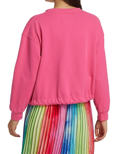 Shop Le Superbe The Champ Sweatshirt In Hot Pink