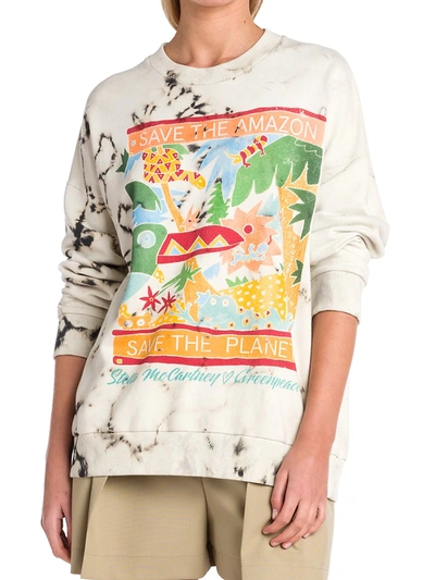 Shop Stella Mccartney Rainforest Sweatshirt In Multibrown