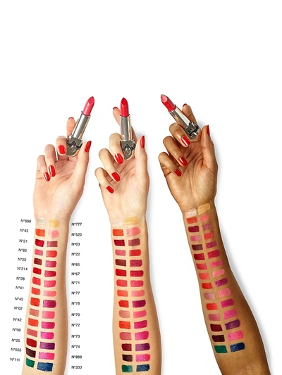 Shop Guerlain Women's Rouge G Customizable Satin Lipstick Shade In Red