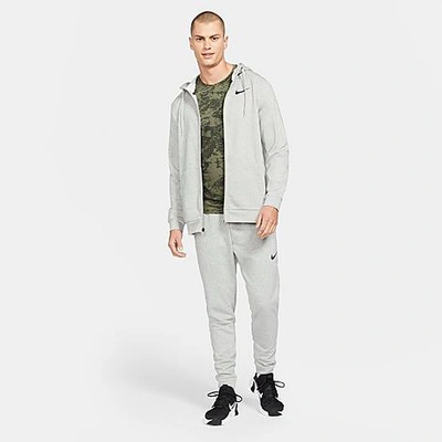 Shop Nike Men's Dri-fit Tapered Training Pants In Grey