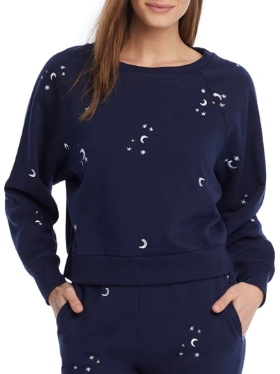 Shop Honeydew Intimates Over The Moon Sweatshirt In Polar