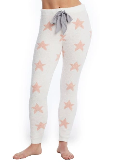 Shop Honeydew Intimates Snow Angel Chenille Joggers In Ivory Stars