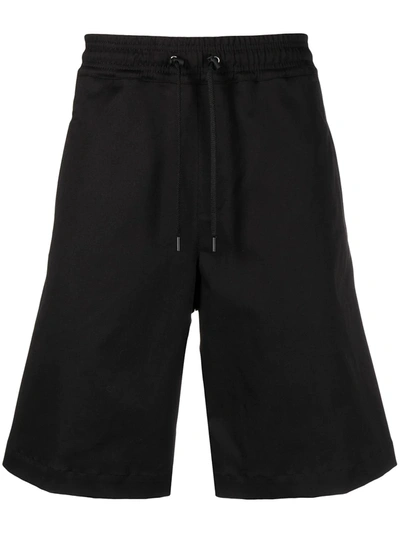 Shop Neil Barrett Knee-length Chino Shorts In Black