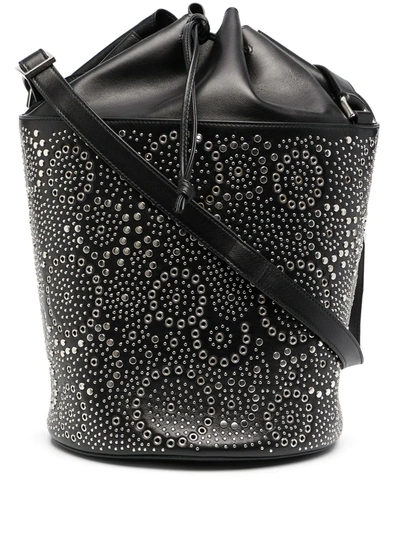Shop 10 Corso Como Canopus Studded Bucket Bag In Black