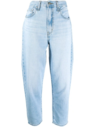 Shop Levi's Tapered Balloon-leg Jeans In Blue