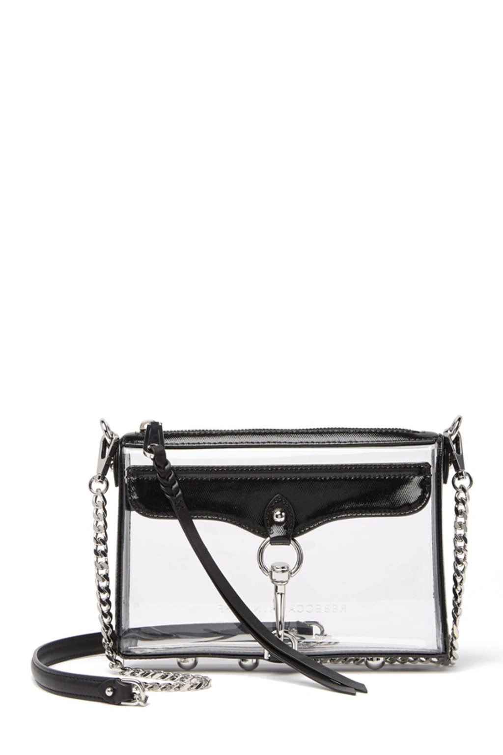 Rebecca Minkoff Mini Mac Clear Crossbody Bag In Black ModeSens