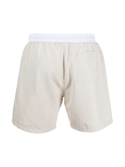Shop Brunello Cucinelli Nylon Swim Shorts In White