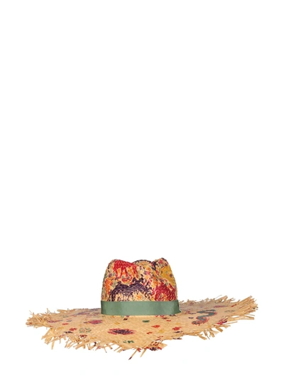 Shop Etro Wide-brimmed Hat In Giallo