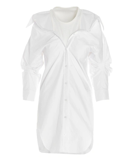 Shop Alexander Wang T T By Alexander Wang Dress In White