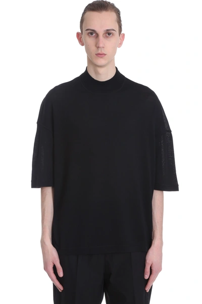 Shop Jil Sander Knitwear In Black Wool
