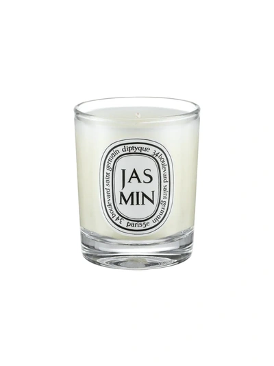 Shop Diptyque Jasmin Scented Candle In White