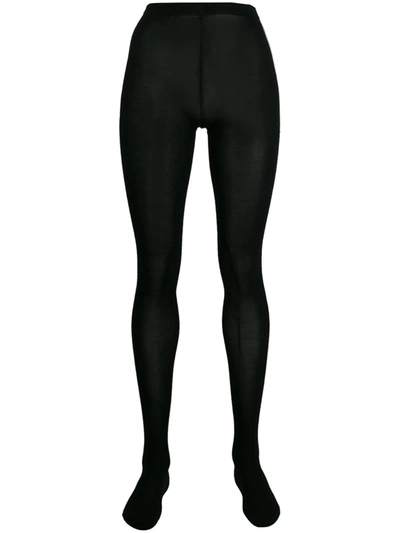 Shop Wolford Merino Tights In Black
