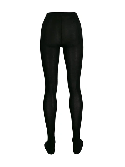 Shop Wolford Merino Tights In Black