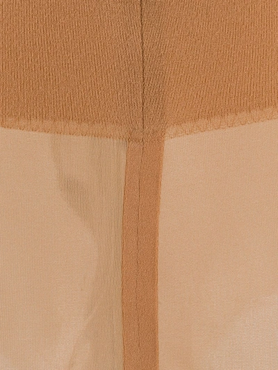 Shop Wolford Pure 10 Tights In Neutrals
