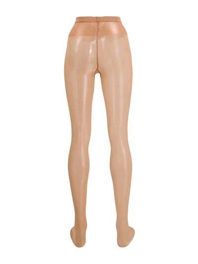 Wolford Neon High Gloss Tights In Neutrals