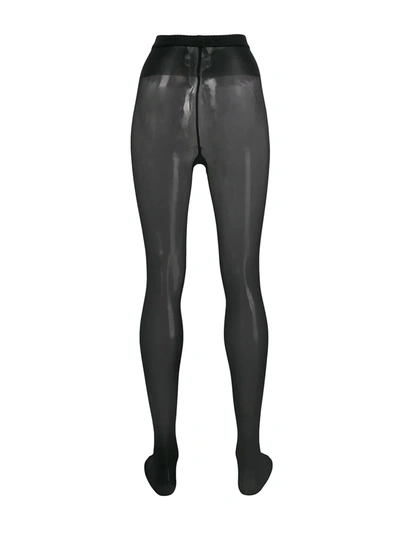 Wolford Neon 40 Glossy Tights In Black