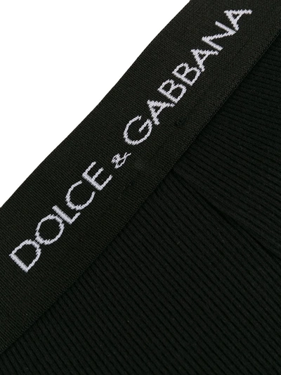 Dolce & Gabbana Pack Containing Two Brando Briefs Of The Same Color In Black