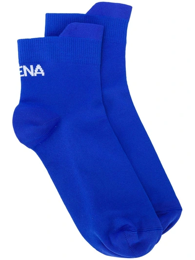 Shop Ssheena Ankle Socks In Blue