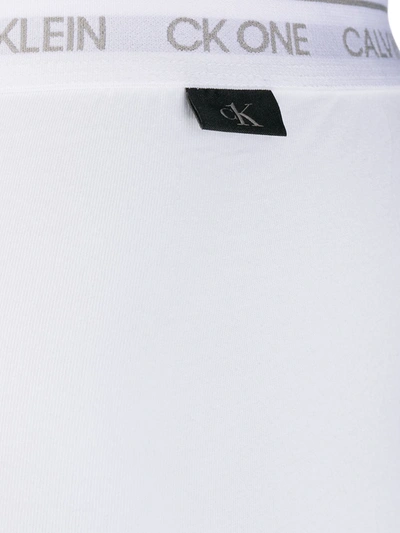Shop Calvin Klein Underwear Logo Fitted Boxers In White