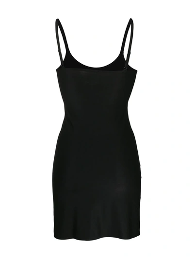 Shop Chantelle Stretch Slip Dress In Black