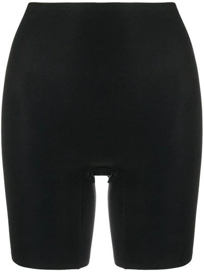 Shop Chantelle High-waisted Shaping Shorts In Black