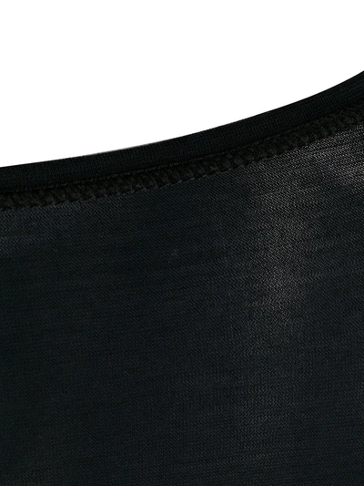 Shop Hanro Ultralight Cotton Camisole Top In Black