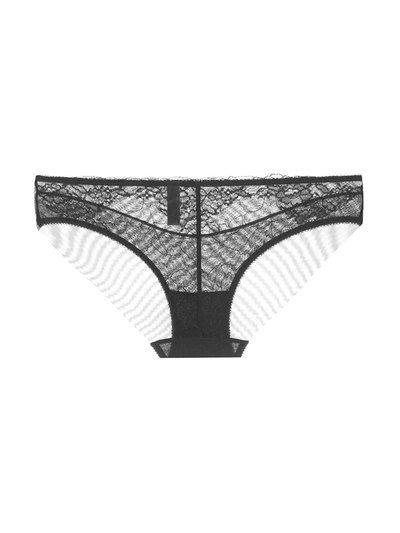Shop Wacoal Perfection Lace Briefs In Grey