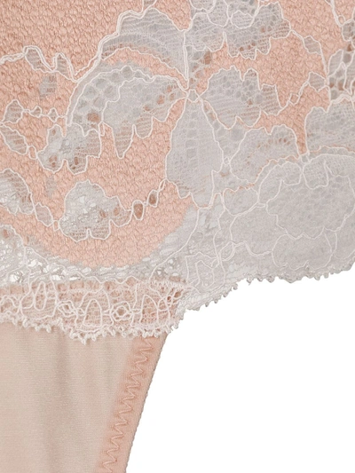 Shop Wacoal Lace Affair Tanga Briefs In Neutrals