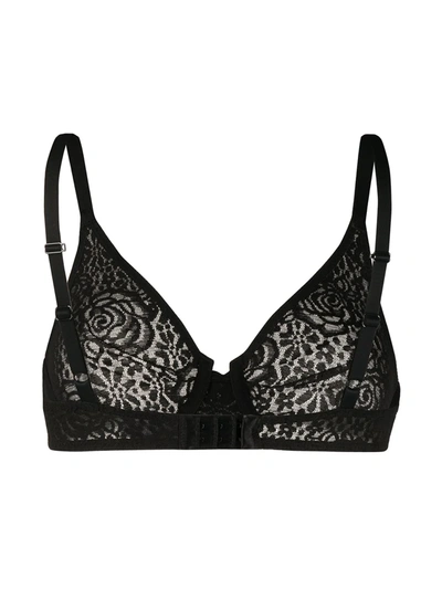 Wacoal Halo Lace Moulded Underwire Bra In Black