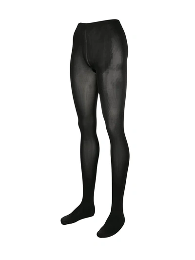 Shop Wolford Matt 80 High-waisted Tights In Black