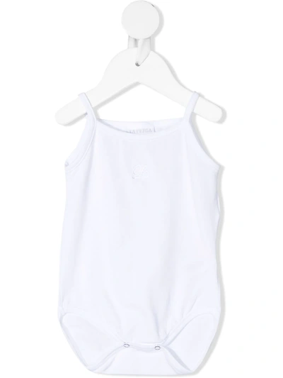 Shop La Perla Sleeveless Cotton Body In White