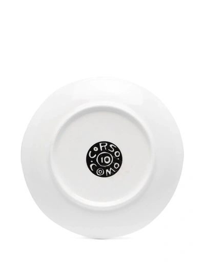10 Corso Como Eye Print Plate In White