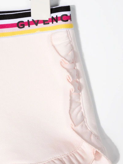 Shop Givenchy Ruffle-embellshed Shorts In Pink