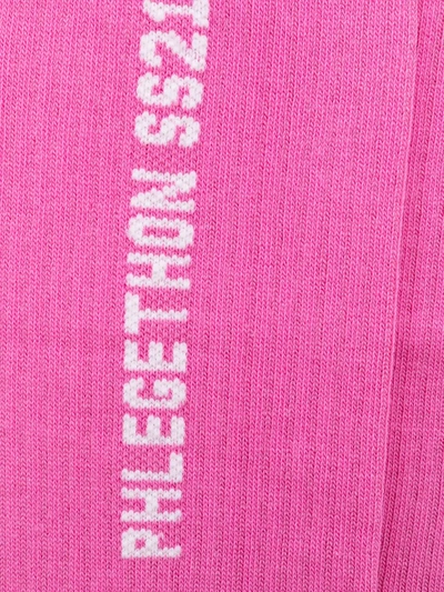 Shop Rick Owens Phlegethon Ribbed Socks In Pink