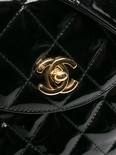 Pre-owned Chanel 绗缝腰包 In Black