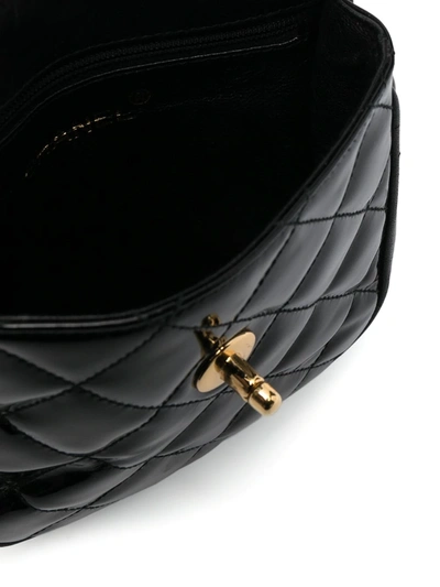 Pre-owned Chanel 绗缝腰包 In Black