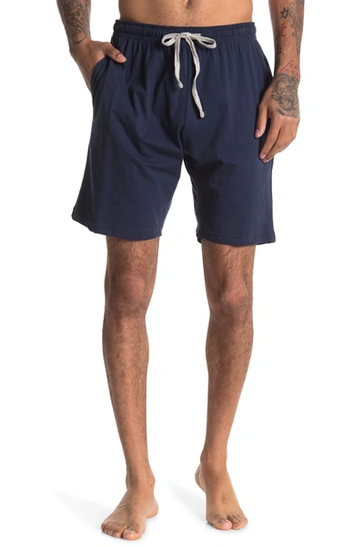 Shop Mister Jersey Lounge Shorts In Navy