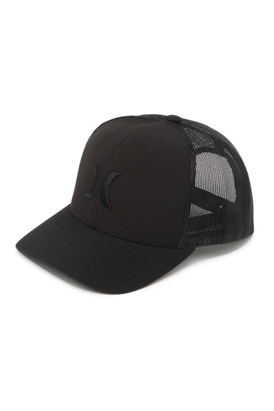 Shop Hurley Del Mar Trucker Baseball Cap In Black/black