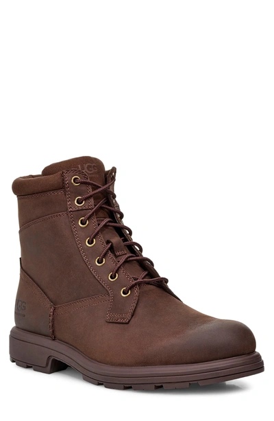 Shop Ugg Biltmore Waterproof Plain Toe Boot In Stout