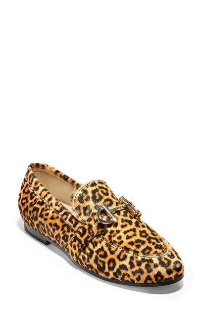 Shop Cole Haan Modern Classics Loafer In Printed Ocelot Calf Hair