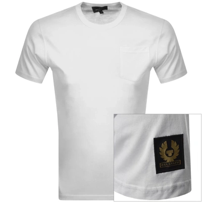 Shop Belstaff Pocket Short Sleeve T Shirt White