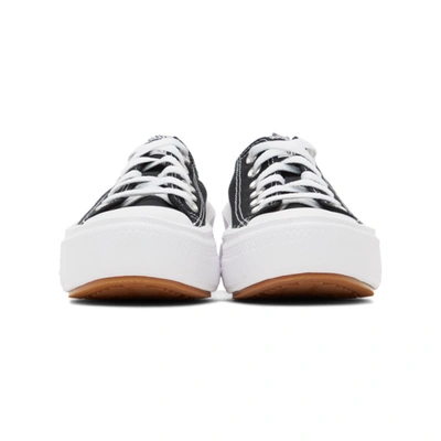 Shop Converse Black Chuck Taylor All Star Move Ox Sneakers In Black/white