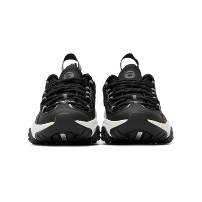 Shop Aape By A Bathing Ape Black & White Dimension Sneakers In Bka