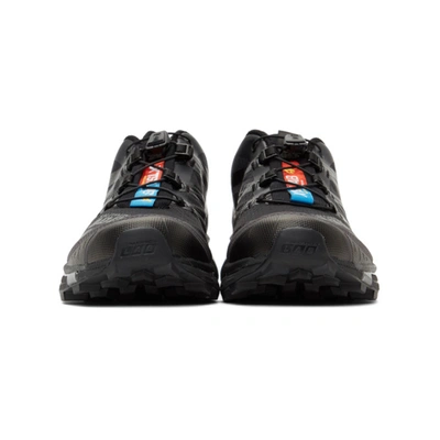 Shop Salomon Black Xt-4 Advanced Sneakers