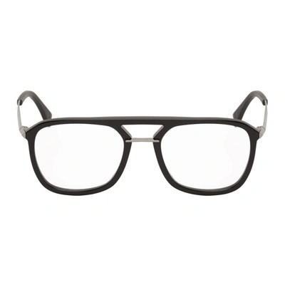 Shop Fendi Black 'forever ' Bridge Glasses In 0807 Black