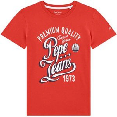 Shop Pepe Jeans Jordan Vintage Style T-shirt In Blue