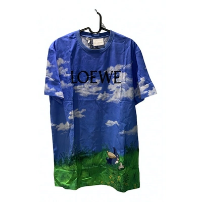 Pre-owned Loewe Blue Cotton T-shirts